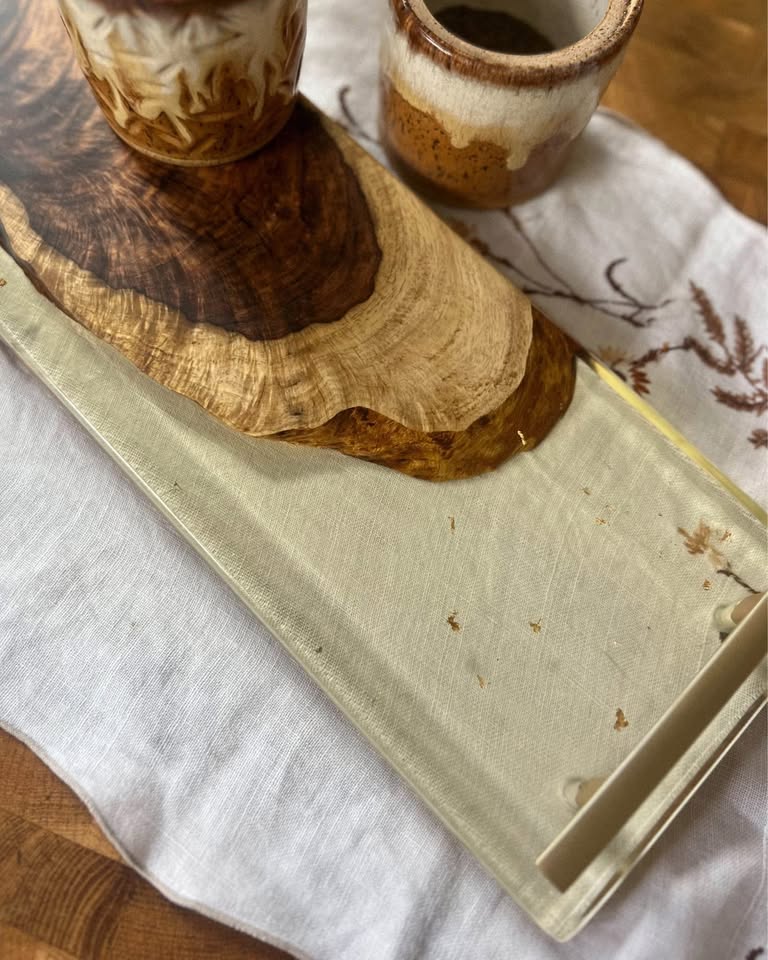 Lux Rosewood flight tray