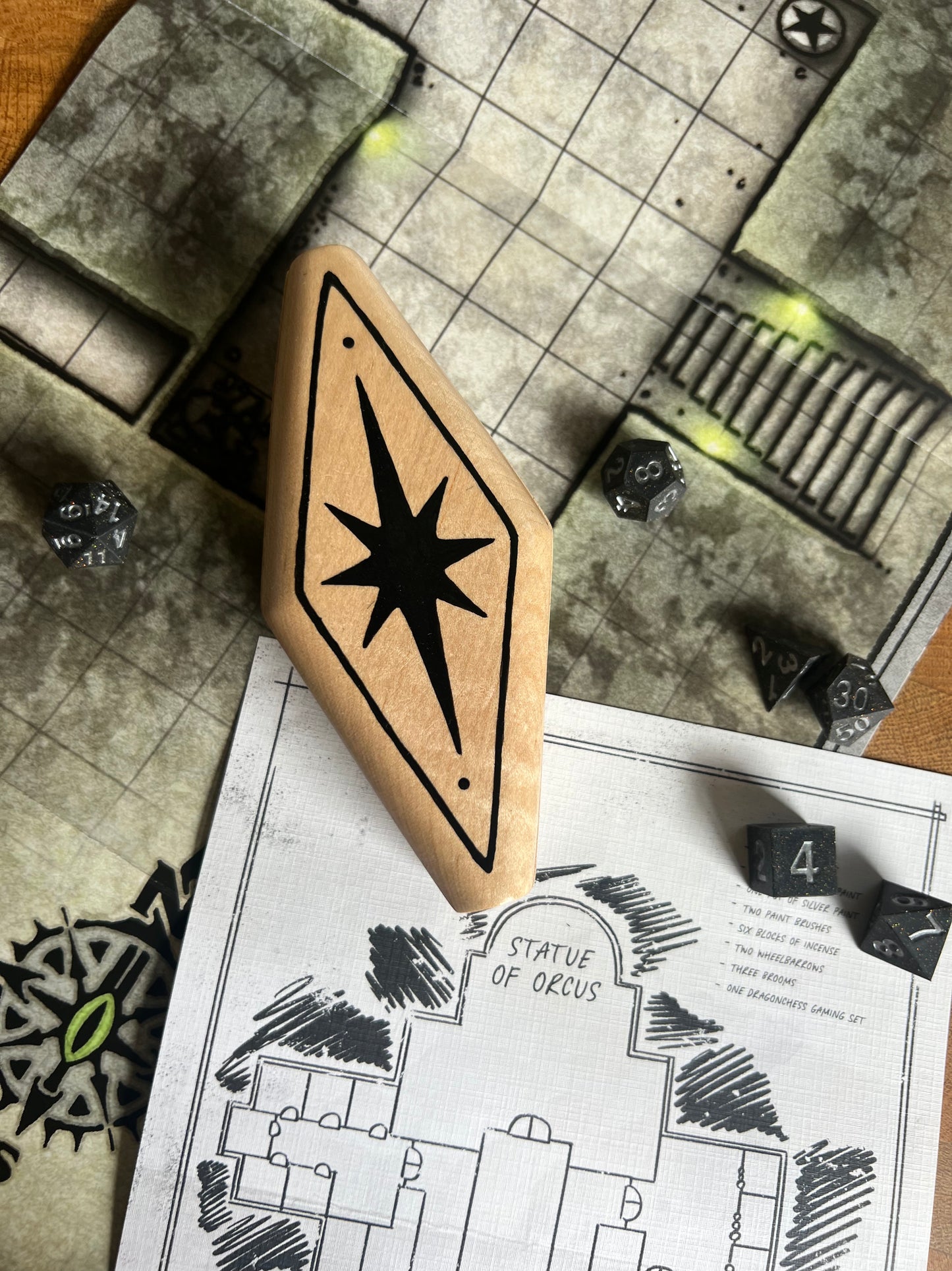 "Starlight" Moss.Goblin Signature Luxury Dice